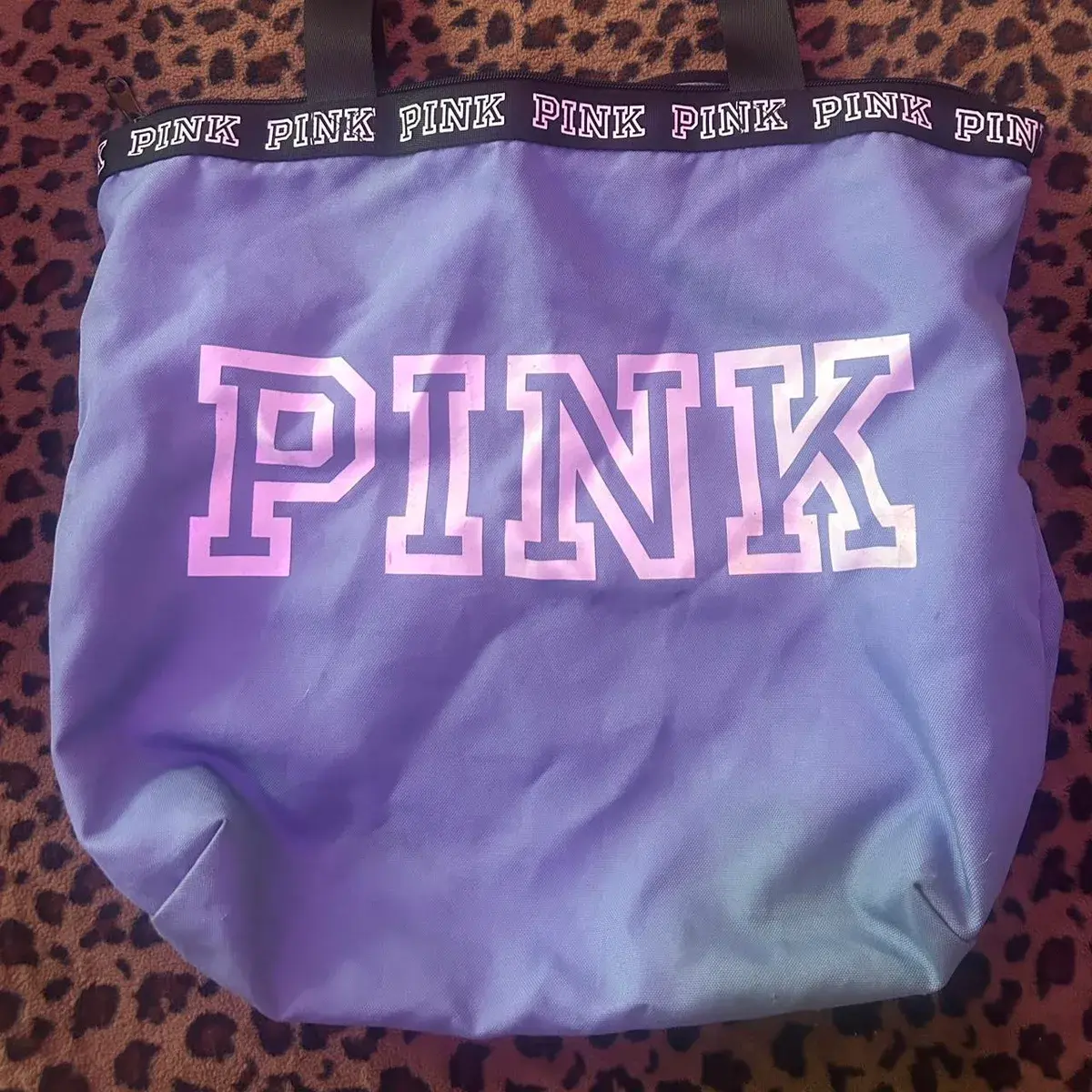 Victoria's Secret PINK Baby Blue Tote Bag listed by Kailey on Depop