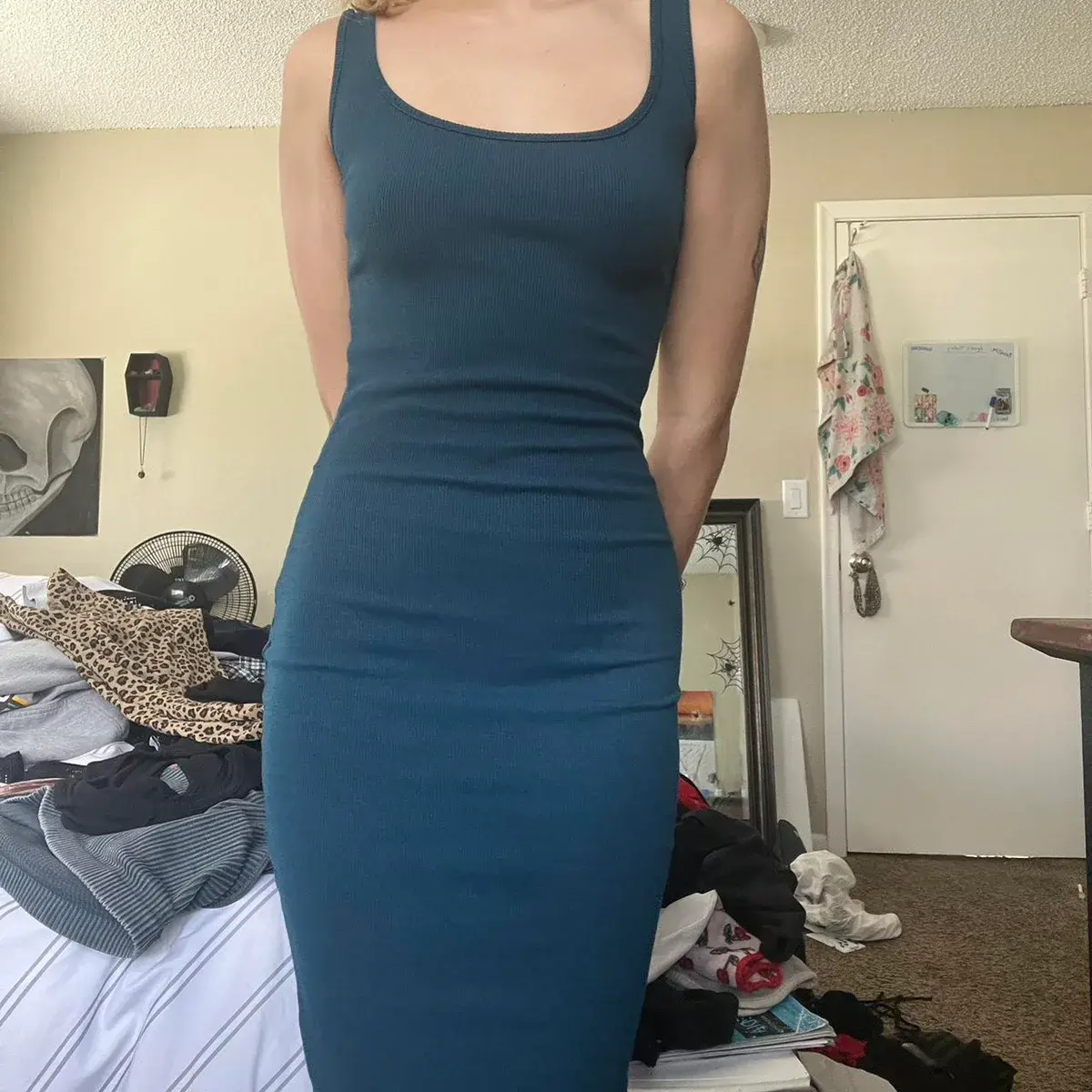 Blue Dress listed by Kailey on Depop