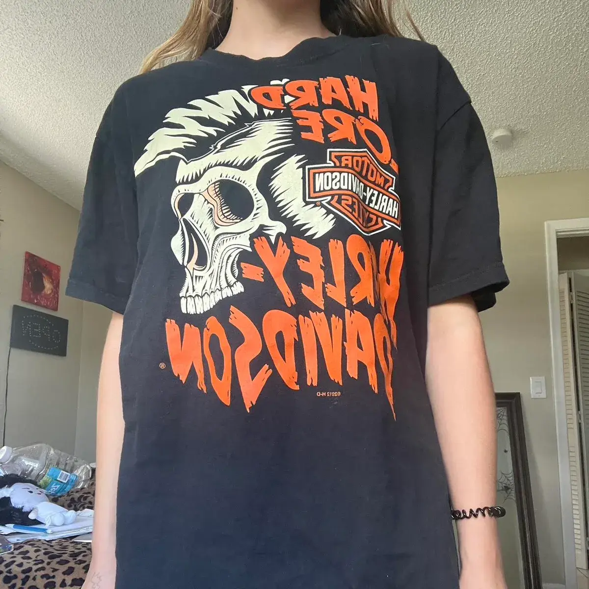Harley-Davidson Graphic T-Shirt listed by Kailey on Depop